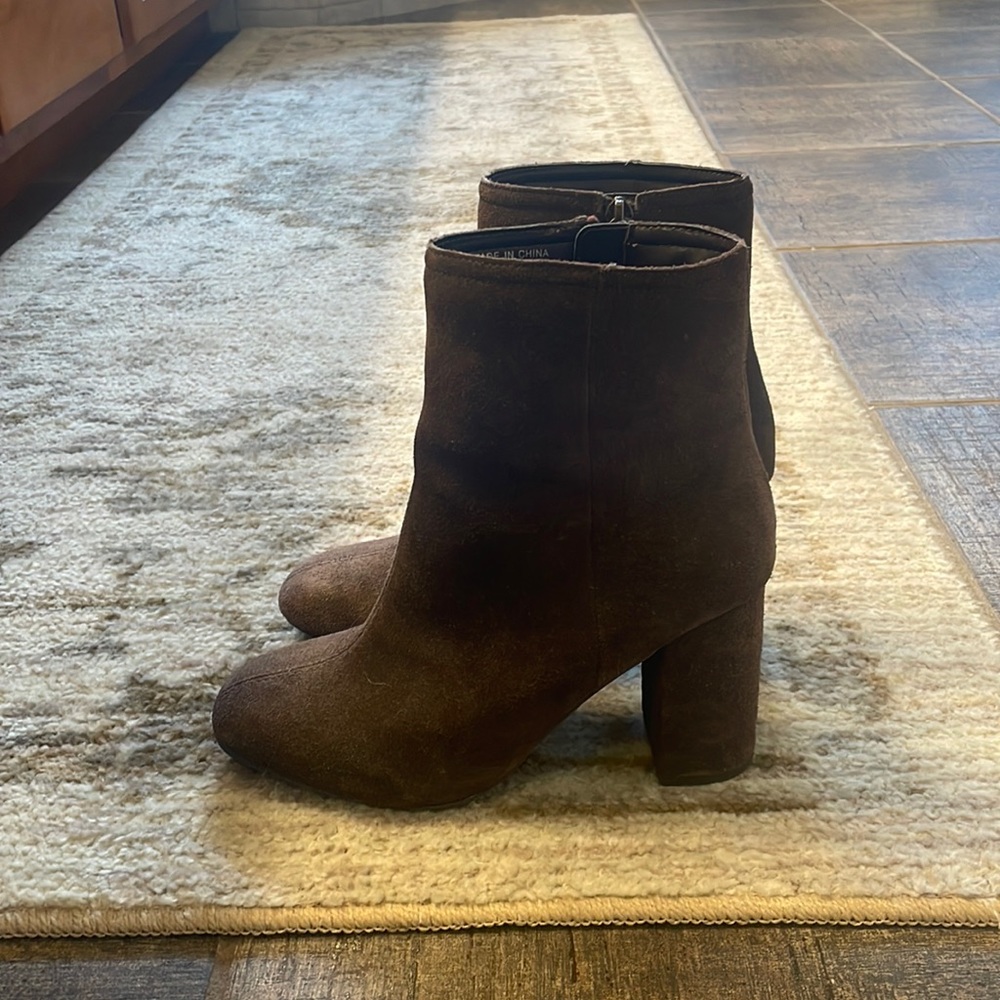 Brown booties from urban outfitters